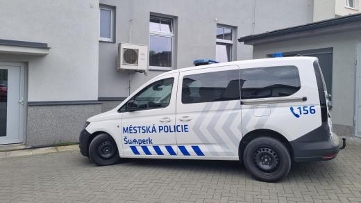 Auto městské policie Šumperk