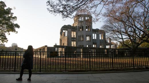 Hirošimský památník míru- Atomový dóm  Hirošima, Japonsko