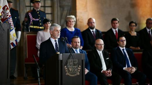 Petr Pavel pronesl Vladislavskému sálu svůj první proslov jako prezident
