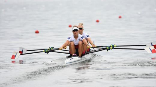 Dvojskif Lenka Antošová, Kristýna Fleissnerová na mistrovství světa ve veslování v rakouském Ottensheimu