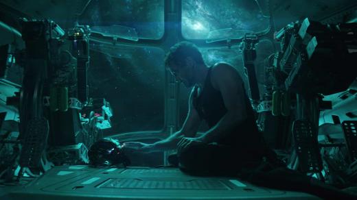 Robert Downey Jr. jako Iron Man ve filmu Avengers: Endgame