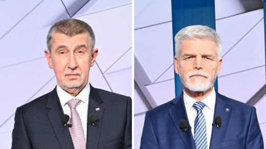 Finalisté prezidentské volby Andrej Babiš a Petr Pavel