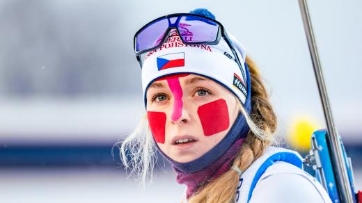 Česká biatlonistka Markéta Davidová