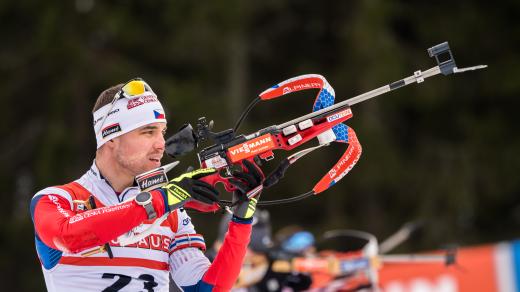 Českým biatlonistům včetně Michala Krčmáře v sobotu začne nová sezona (ilustrační foto)