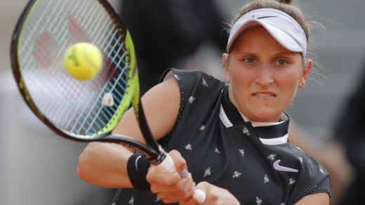 Tenistka Markéta Vondroušová ve čtvrtfinále French Open porazila Chorvatku Petru Martićovou 