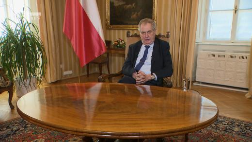 Prezident Miloš Zeman 19. března 2020 na TV Prima vystoupil k aktuální situaci, kdy Česká republika a její občané zažívají nouzový stav a krizová opatření v boji s novým koronavirem