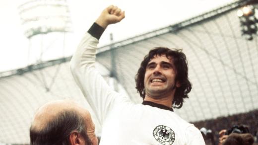 Gerd Müller vstřelil ve finále mistrovství světa v roce 1974 rozhodující branku