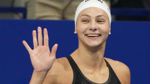 Barbora Seemanová po postupovém semifinále ve volném stylu na Olympijských hrách 2020 v Tokiu.