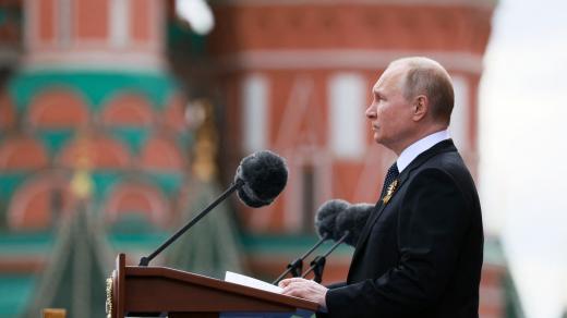 Ruský prezident Vladimir Putin přednesl projev u příležitosti 77. výročí Dne vítězství