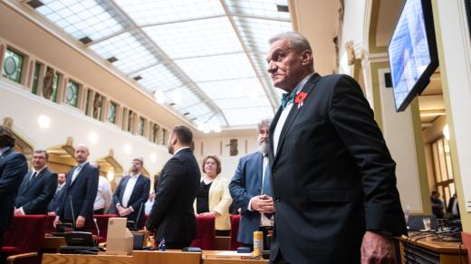 Skládání slibu zastupitelů Prahy. Bohuslav Svoboda