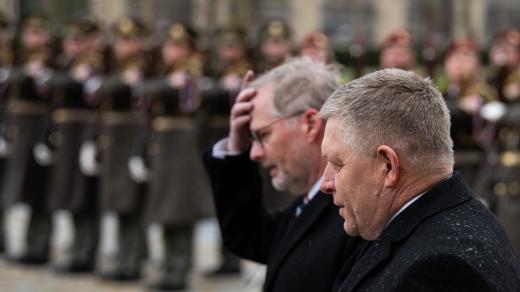 Robert Fico a Petr Fiala