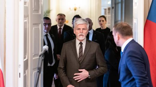 Petr Pavel na zámku v Lánech