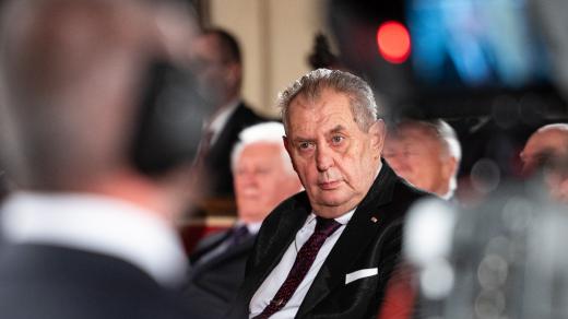 Prezident Miloš Zeman rozdal celkem 78 vyznamenání