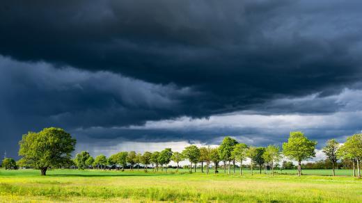 Bouřka, bouřky, mraky, počasí (ilustrační foto)