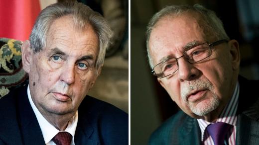 Prezident Miloš Zeman a Stanislav Křeček, dlouholetý zástupce ombudsmanky Anny Šabatové
